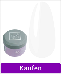 LED-Verlängerungsgel TUFI profi PREMIUM Gel 01 Klar 30 g